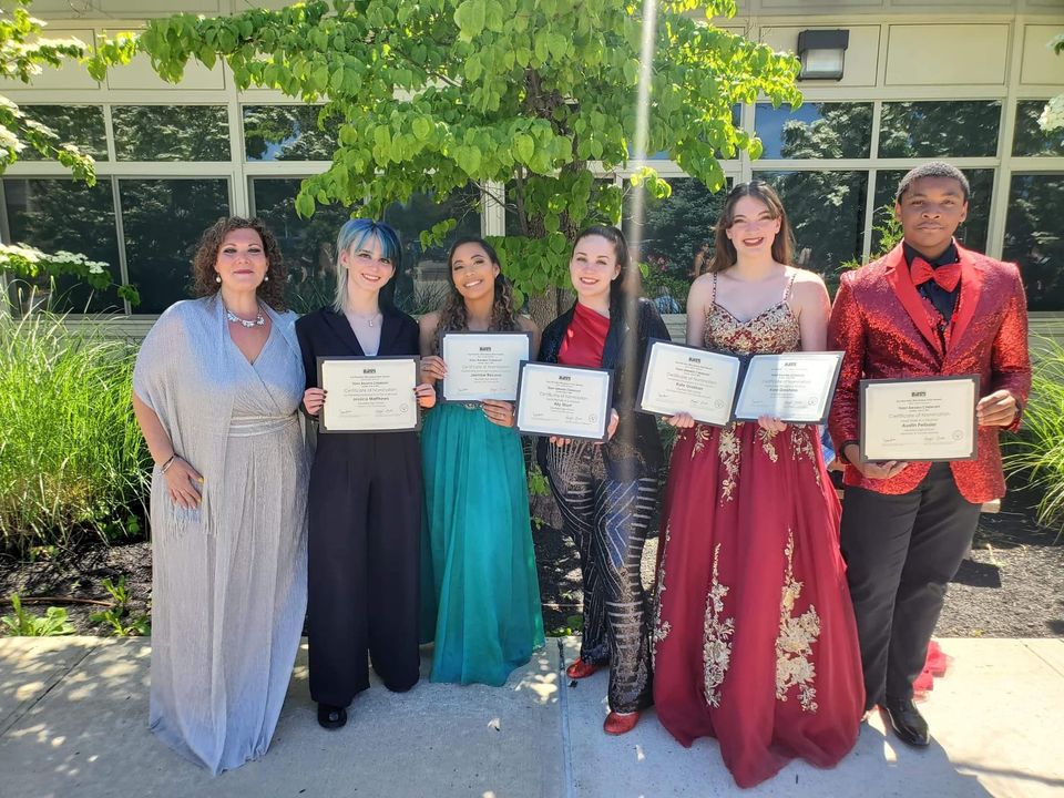 Newfield High School Theatre Arts Cast and Crew of The Little Mermaid Attended the East End Arts Council’s Teeny Awards