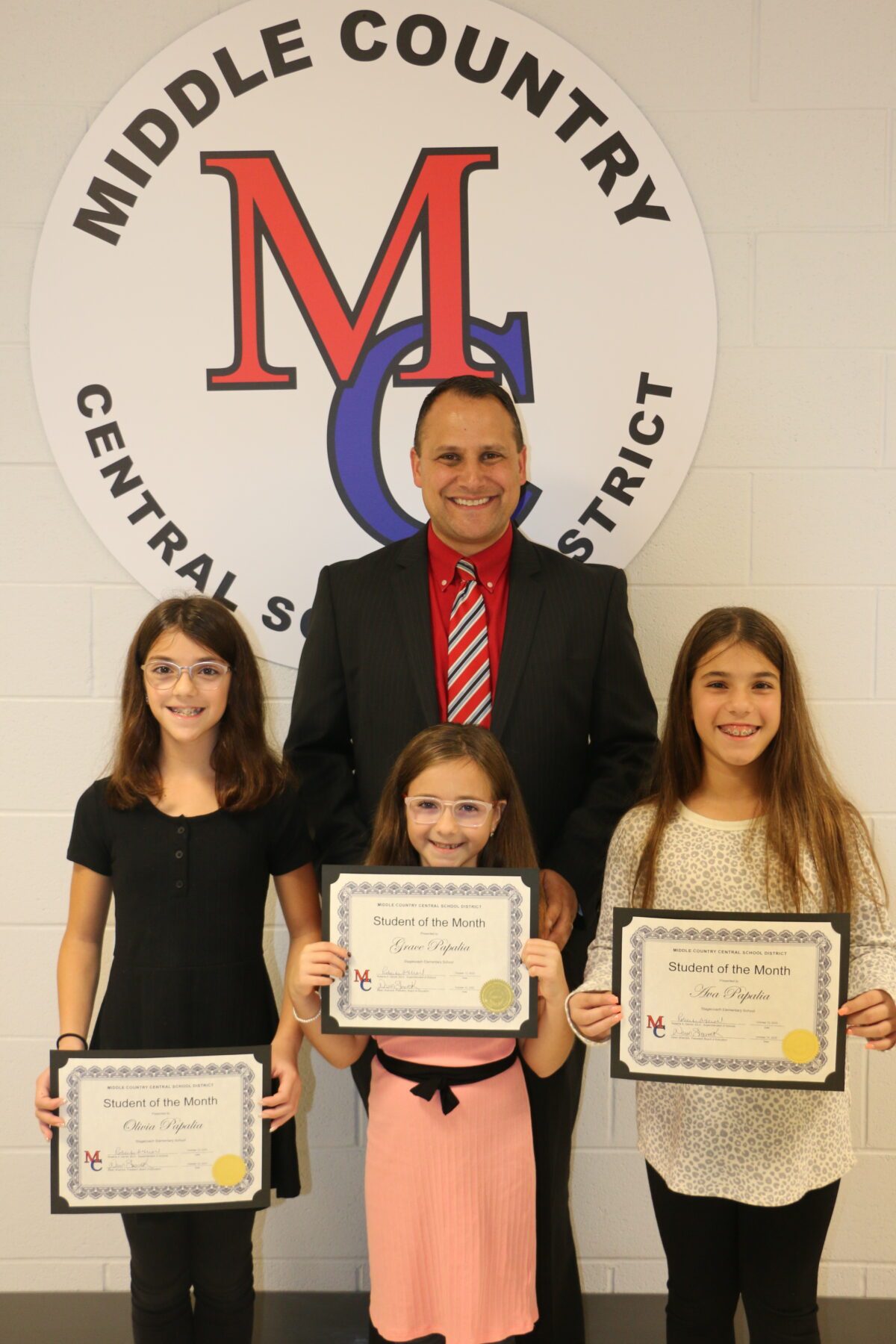 Papalia Siblings Recognized as Students of the Month