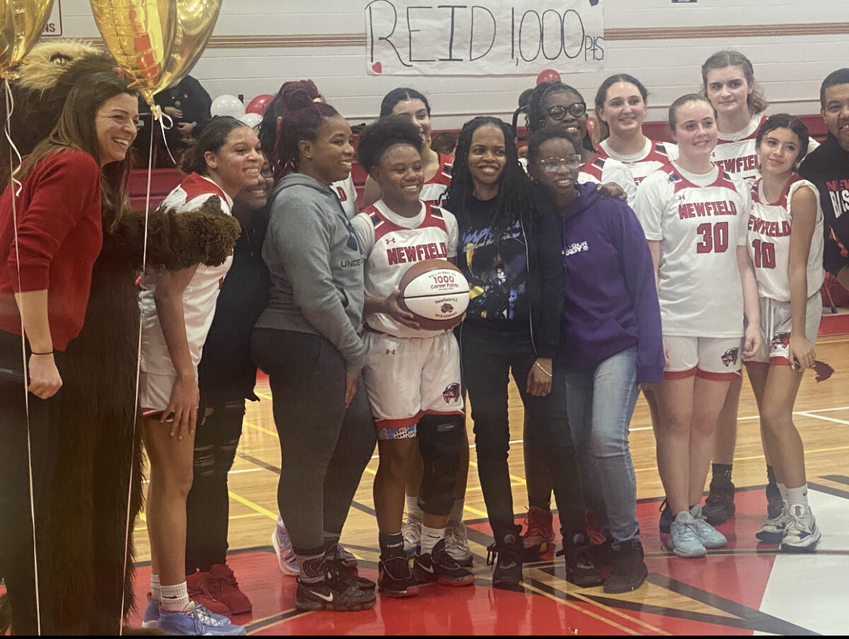 Newfield High School Varsity Basketball Student Reaches 1,000 Point Milestone
