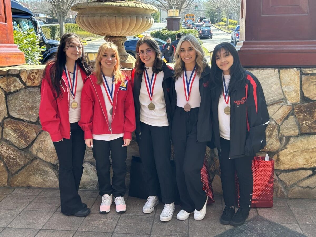 Newfield High School and Centereach High School SkillsUSA Students Take Medals During Regional Competition