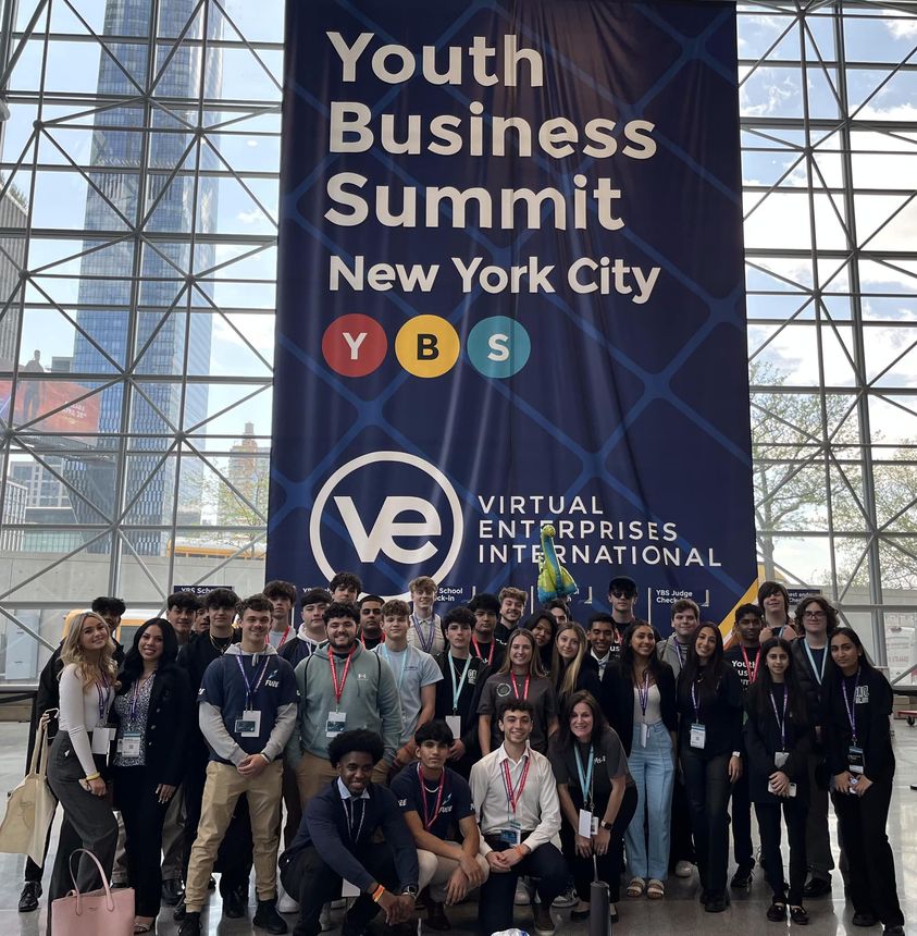 Centereach High School Virtual Enterprise Takes On  NYC Youth Business Summit
