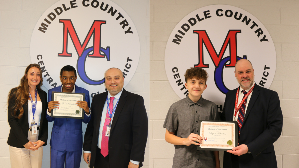 Middle Country Central School District Announces Middle School Students of the Month for May