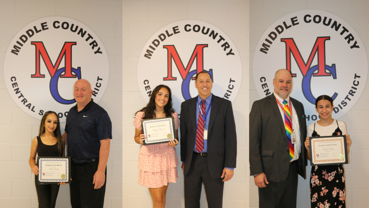 Middle Country Central School District Outstanding October Students of the Month