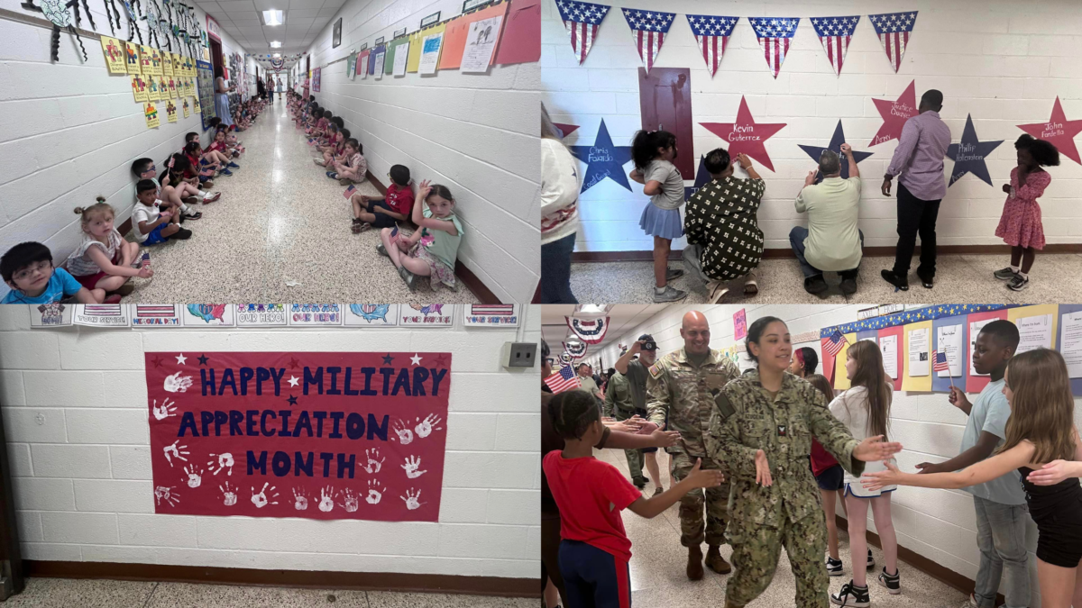North Coleman Road Elementary School Celebrates Military Appreciation Month With Veteran’s Parade