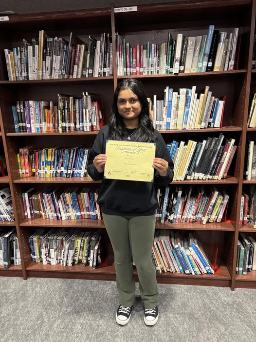 Newfield High School Senior Sreya Roy Recognized In 2025 New York State Archives Student Research Awards