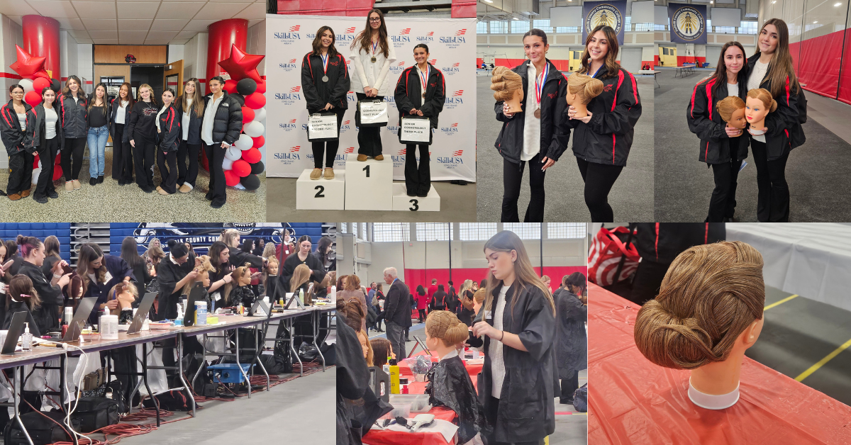 Newfield’s Cosmetology Stars Shine at SkillsUSA Regional Competition