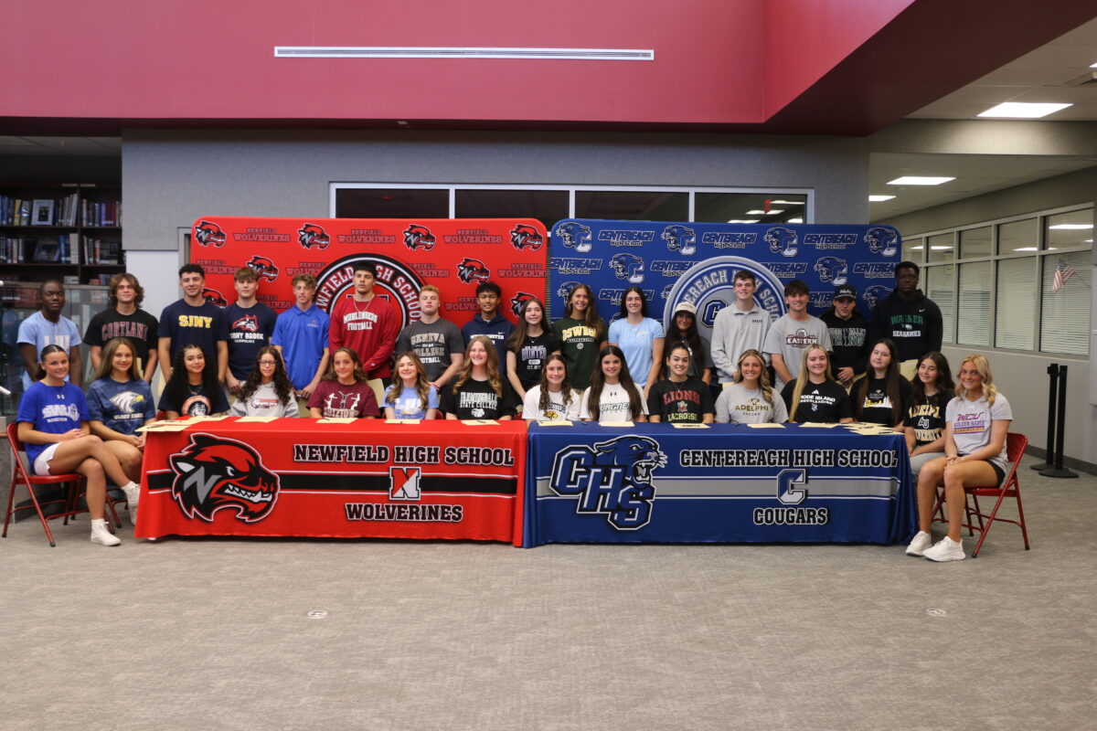 Centereach High School and Newfield High School Student-Athletes Celebrate College Signing Day