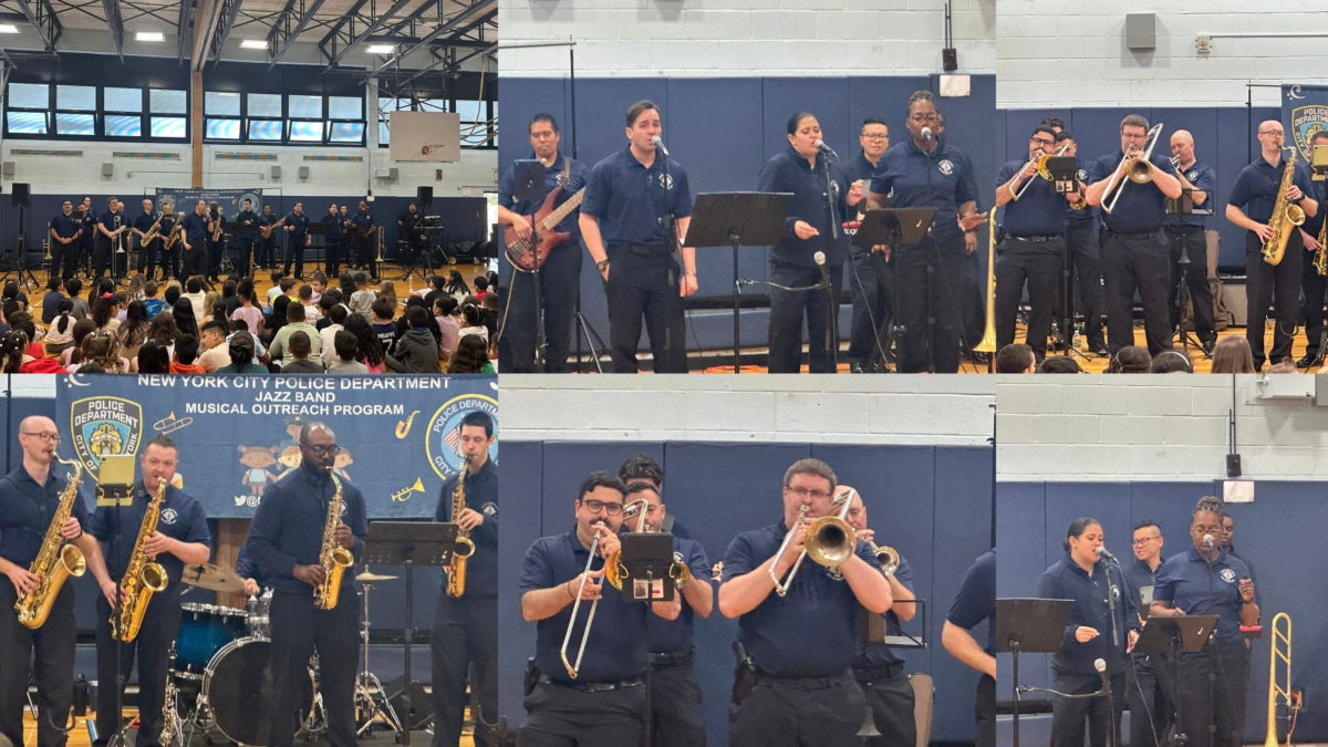 Holbrook Road Elementary School Students Enjoy Special Performance by NYPD Jazz Band